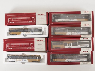 Lot 22 - BEMO HOm narrow gauge MOB passenger coaches...