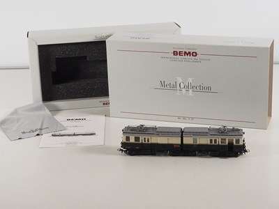 Lot 27 - BEMO HOm narrow gauge 1282 312 DZe 6/6 double...