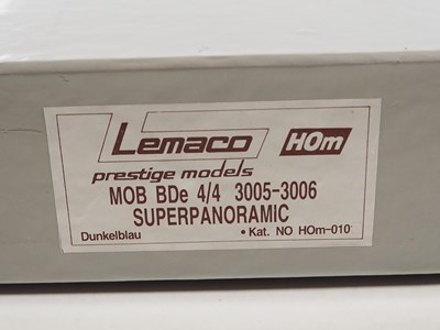 Lot 34 - LEMACO hand-built brass HOm narrow gauge BDe...