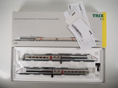 Lot 38 - TRIX HO gauge French outline 22260 TGV Lyria 4-...