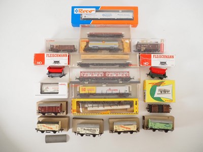 Lot 111 - A group of boxed HO gauge wagons of various...