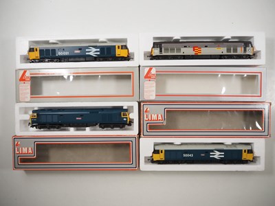 Lot 139 - LIMA OO gauge Class 50 diesel locomotives in...