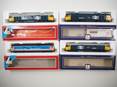Lot 141 - LIMA OO gauge Class 50 diesel locomotives in...