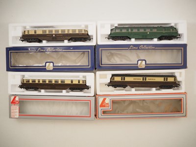 Lot 154 - LIMA OO gauge group of GWR diesel railcars,...