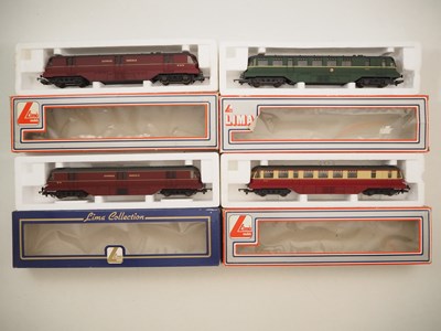 Lot 155 - LIMA OO gauge group of Ex-GWR diesel railcars,...