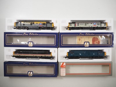 Lot 192 - LIMA OO gauge Class 37 diesel locomotives in...