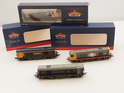Lot 232 - BACHMANN OO gauge Class 20 diesel locomotives...