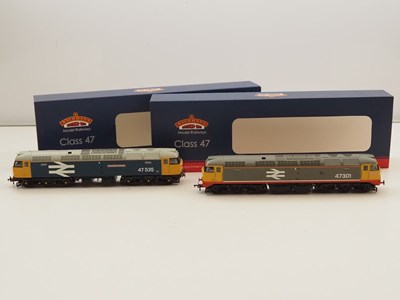 Lot 236 - A pair of BACHMANN OO gauge class 47 diesel...