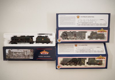 Lot 256 - BACHMANN OO gauge Jubilee Class steam locos...