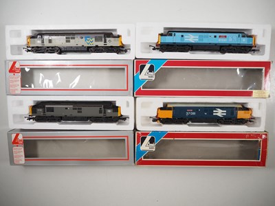 Lot 267 - LIMA OO gauge Class 37 diesel locomotives in...