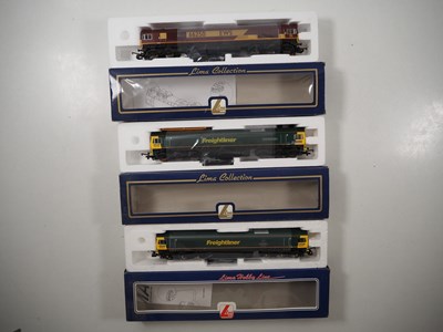 Lot 320 - LIMA OO gauge Class 66 diesel locomotives in...