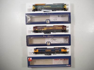 Lot 321 - LIMA OO gauge Class 66 diesel locomotives in...