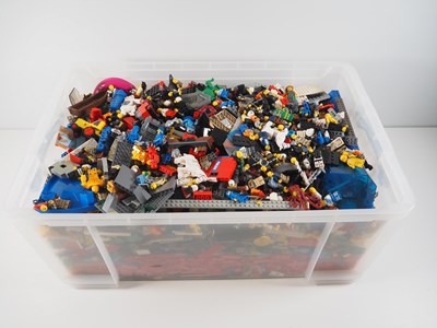 Lot 374 - LEGO: Unboxed 'brick n mix' assorted sizes and...