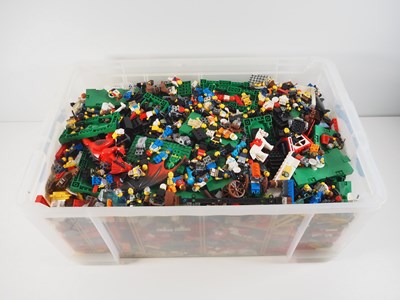 Lot 380 - LEGO: Unboxed 'brick n mix' assorted sizes and...