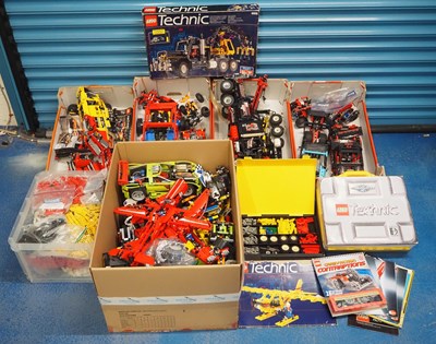 Lot 391 - LEGO TECHNIC: - A very large group of mixed...