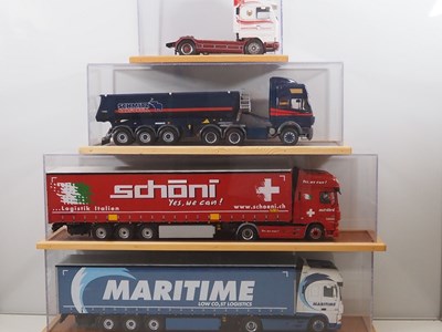 Lot 400 - A group of built 1:24 scale plastic kits of...