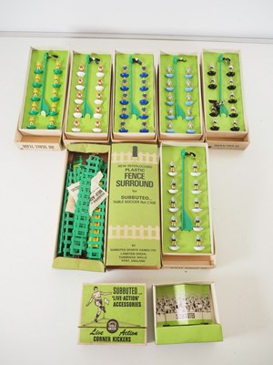 Lot 411 - SUBBUTEO - A group of six vintage boxed teams,...
