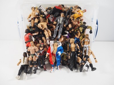 Lot 413 - WRESTLING / UFC: A large group of WWE/WWF/WCW...