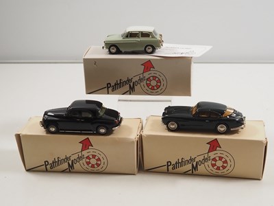 Lot 441 - PATHFINDERS 1:43 hand-built white metal cars...