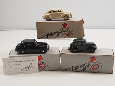 Lot 442 - PATHFINDERS 1:43 hand-built white metal cars...