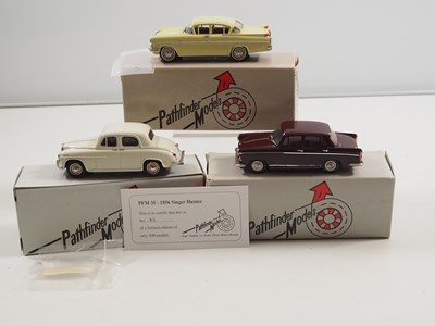 Lot 443 - PATHFINDERS 1:43 hand-built white metal cars...