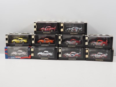 Lot 460 - MINICHAMPS 1:43 scale diecast Porsche racing...
