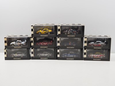 Lot 461 - MINICHAMPS 1:43 scale diecast Porsche racing...