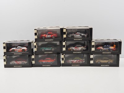 Lot 462 - MINICHAMPS 1:43 scale diecast Porsche racing...