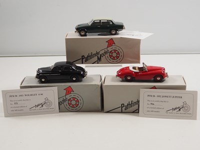 Lot 496 - PATHFINDERS 1:43 hand-built white metal cars...