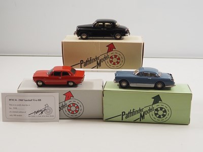 Lot 498 - PATHFINDERS 1:43 hand-built white metal cars...