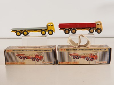 Lot 529 - MORESTONE - pair of diecast Foden lorries...