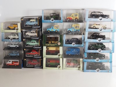 Lot 557 - OXFORD DIECAST 1:43 scale cars and vans,...
