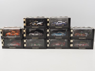 Lot 561 - MINICHAMPS 1:43 scale diecast Porsche racing...