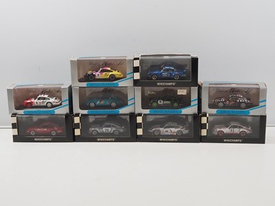 Lot 562 - MINICHAMPS 1:43 scale diecast Porsche racing...