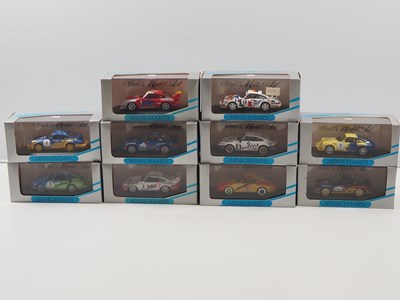 Lot 563 - MINICHAMPS 1:43 scale diecast Porsche racing...
