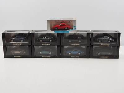 Lot 566 - MINICHAMPS 1:43 scale diecast Porsche road...