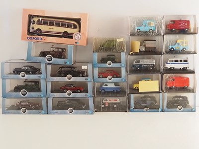 Lot 567 - OXFORD DIECAST 1:43 scale cars and vans,...