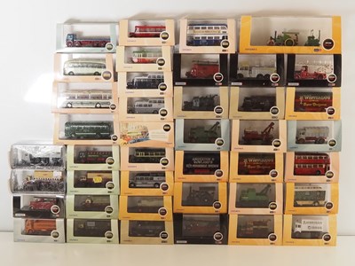 Lot 570 - OXFORD DIECAST 1:76 scale vans, lorries and...