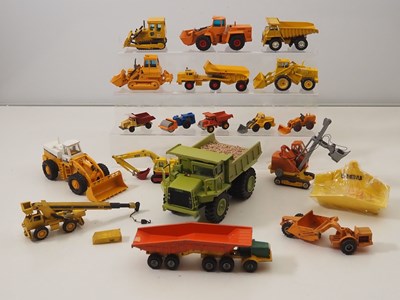 Lot 576 - A group of diecast construction related...