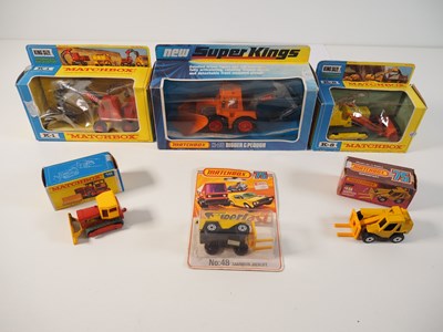 Lot 590 - MATCHBOX - A group of construction related...