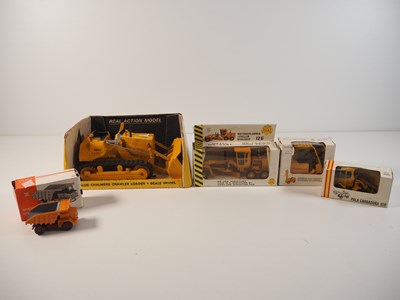 Lot 596 - Diecast construction vehicles by ERTL, JOAL...