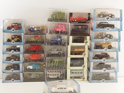 Lot 604 - OXFORD DIECAST 1:43 scale cars and vans,...