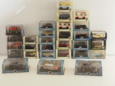 Lot 605 - OXFORD DIECAST 1:43 scale cars and vans,...