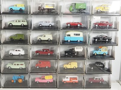 Lot 611 - OXFORD DIECAST 1:76 scale cars and vans,...