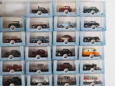 Lot 611 - OXFORD DIECAST 1:76 scale cars and vans,...