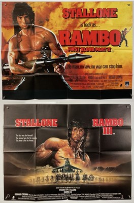 Lot 10 - RAMBO: FIRST BLOOD PART II (1985) and RAMBO...