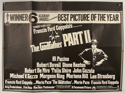 Lot 170 - THE GODFATHER PART II (1974) UK Quad film...