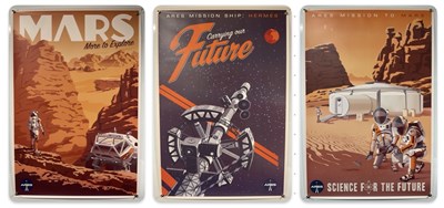 Lot 487 - THE MARTIAN (2015) 3 special edition alternate...