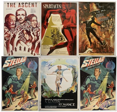 Lot 119 - A small group of Russian film posters...