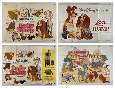 Lot 242 - WALT DISNEY: LADY AND THE TRAMP group of film...